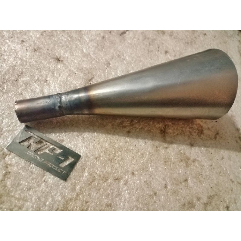 corong/kerucut knalpot rx king bobok samping bahan plat