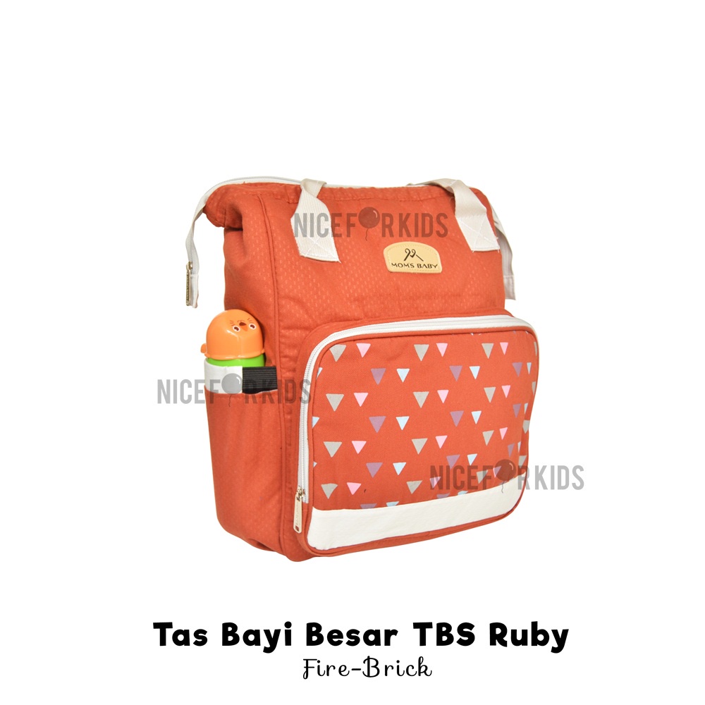 Mom's Baby Tas Bayi Ransel Besar Bayi Ruby Series MBT3042 / Tas Perlengkapan Bayi