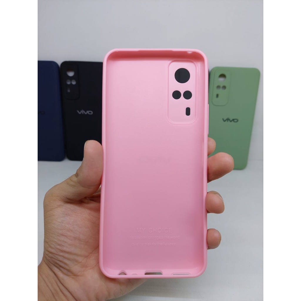 SoftCase Warna Warni Vivo Y51 2020 Y91C Y93 with 3D Camera Casing Candy Macaron Pelindung Kamera