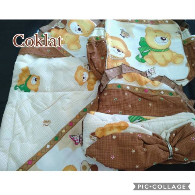 Chintaka Gendongan Samping Set baby Blanket + Tas medium print animal TCS9601