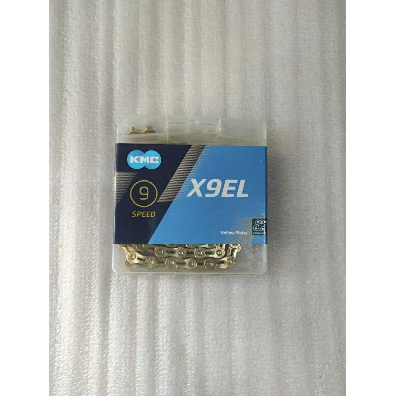 Rantai KMC 9 Speed (X9EL) Gold