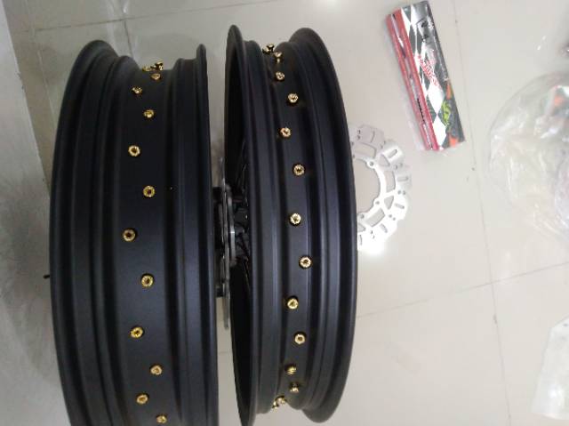 pelak velg motor crf 150l supermoto ring 17 250x350-17 / otomotif / crf150 / super moto