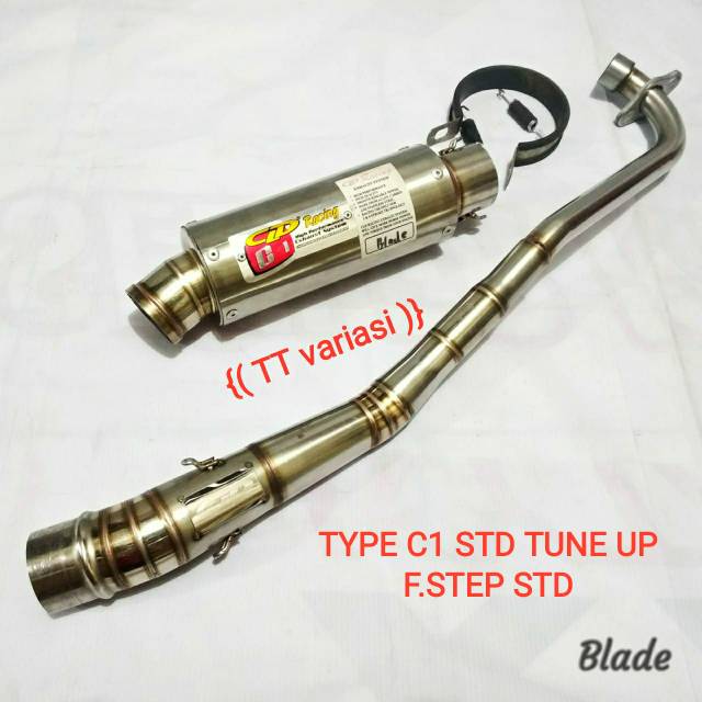 KNALPOT CLD RACING C1 BULAT HONDA BLADE
