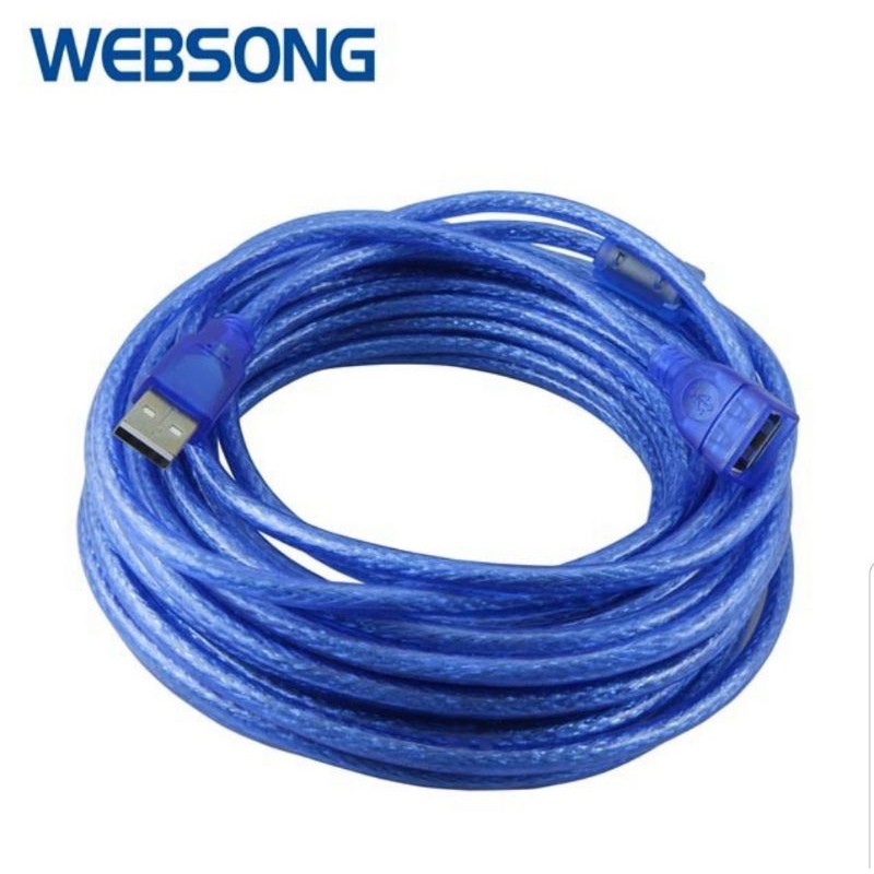 Kabel USB 2.0 Male to Female Extension 10M High Quality WEBSONG