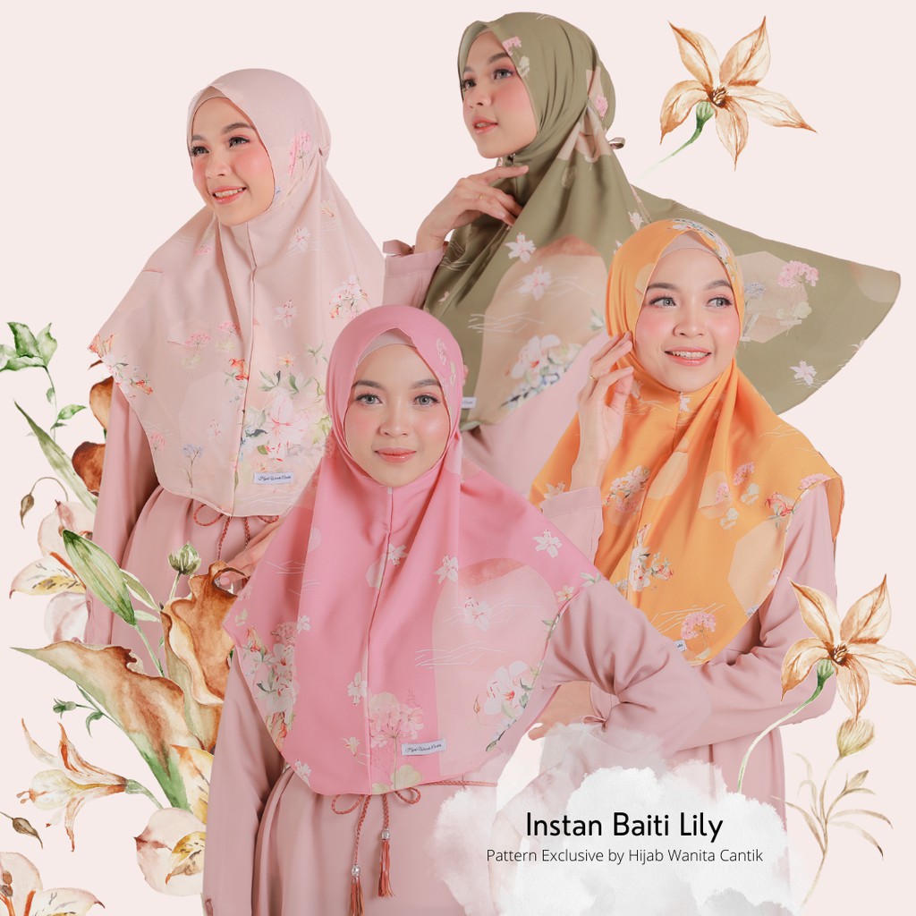 Hijabwanitacantik - Instan Baiti Lily | Hijab Instan | Jilbab Instan