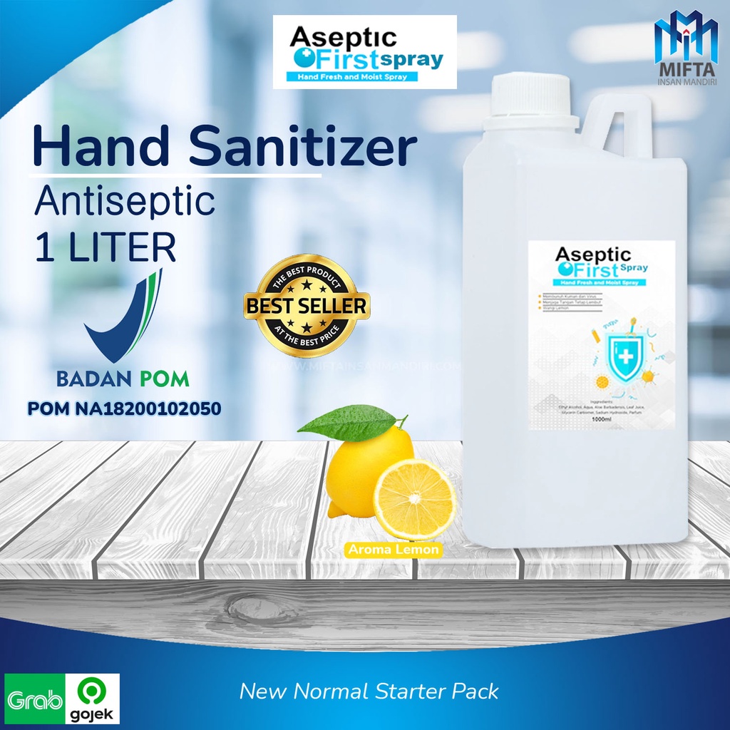 HAND SANITIZER CAIR 1 LITER / ASEPTIC FIRST CAIR 1000ML / SANITIZER