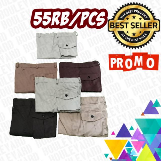  Celana  Kargo White Cream  Celana  Pendek  Cargo  Shopee 