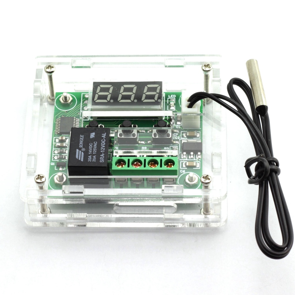 Case XH-W1209 Akrilik Acrylic Digital Temperature Thermostat XH W1209