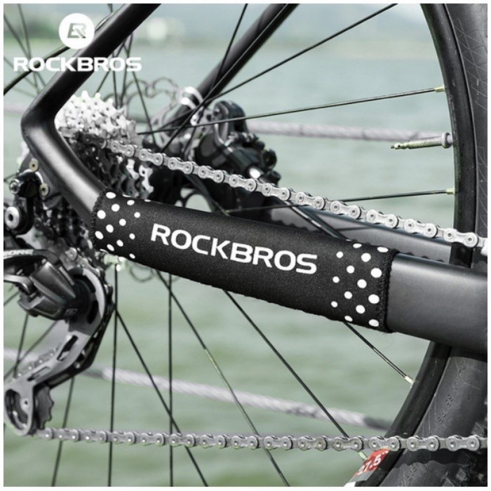 ROCKBROS pelindung frame rantai sepeda lipat MTB Road bike