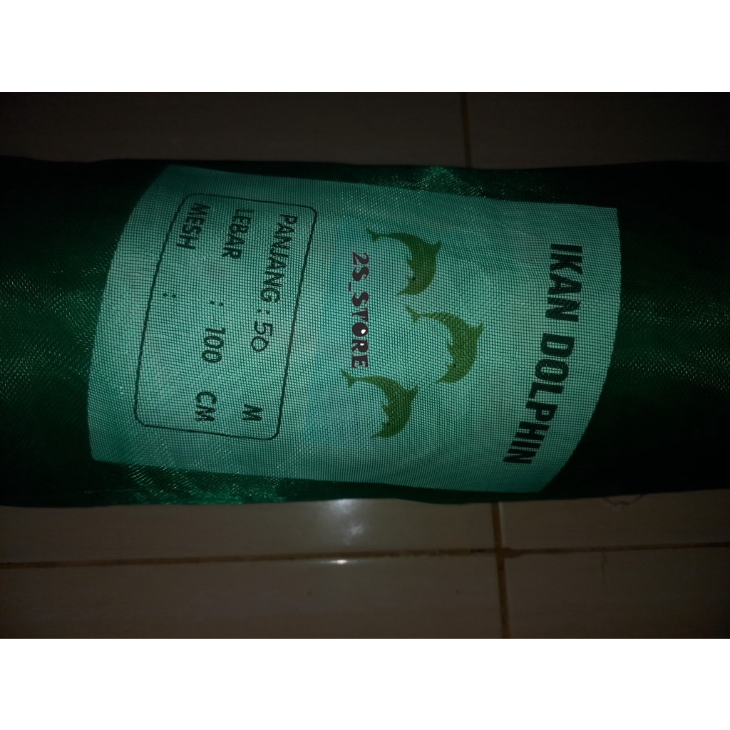 Jaring kasa hijau / insect net merk dolphin [ ROLL ]