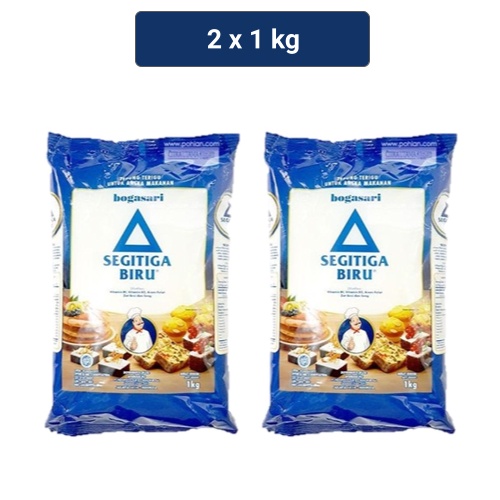 

Segitiga Biru Tepung Terigu 2 x 1 kg
