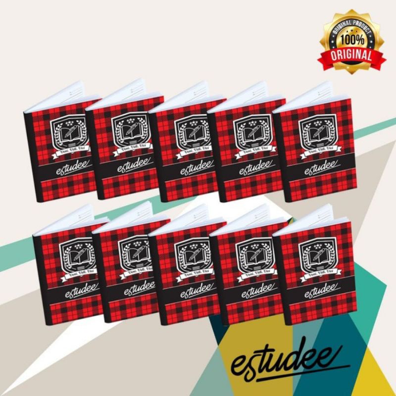 

Buku Tulis B5 Tartan merk Estudee 10pcs 48Lembar - Original book