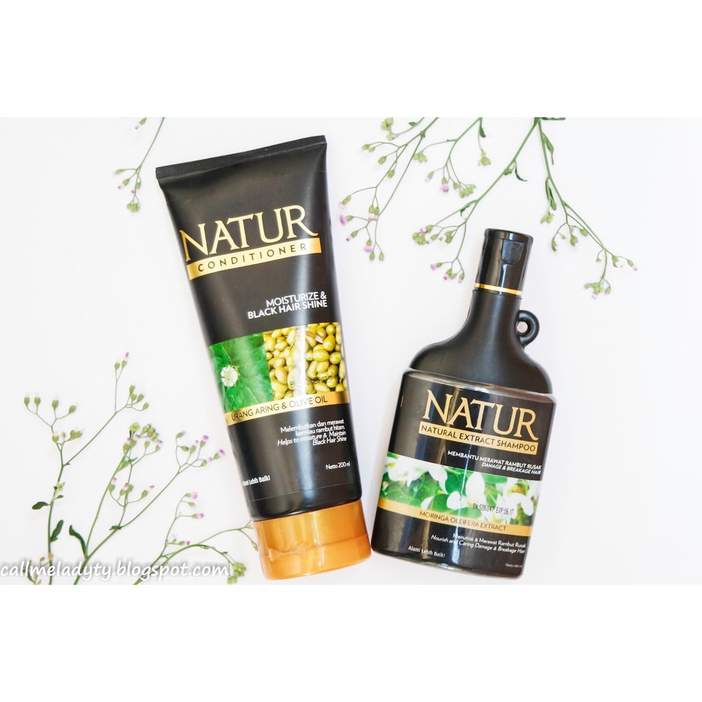 NATUR Shampoo Natural Extract Shampoo Conditioner 80ML 140ML 165ML 270ML by AILIN