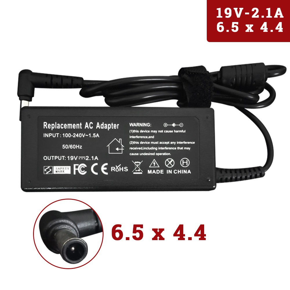 Charger adaptor Led monitor 19v 2.1a Dc 6.5x4.4mm jarum for LG 1897 - Adapter lcd universal pin