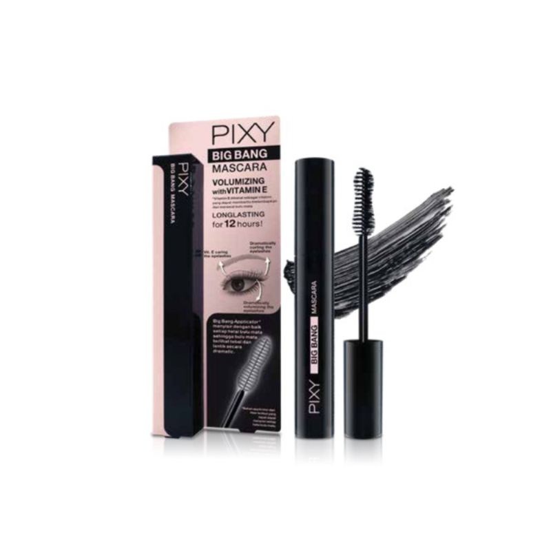 PIXY Big Bang Mascara Longlasting | Maskara Volumizing With Vitamin E by AILIN