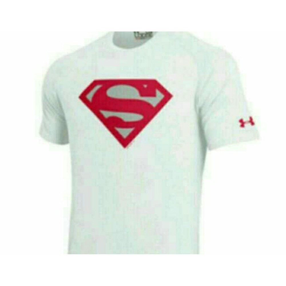 Jual Kaos Tshirt Pria BIG SIZE 5XL 6XL SUPERMAN UNDER ARMOUR LOGO Diskon