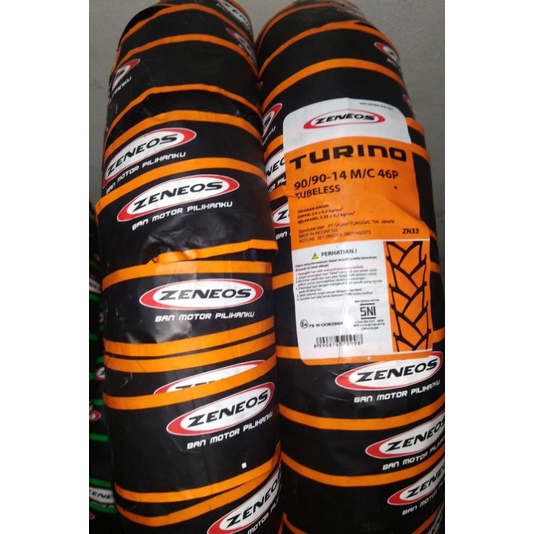 BAN TUBELESS ZENEOS TURINO 90/90.14 FRE PENTIL