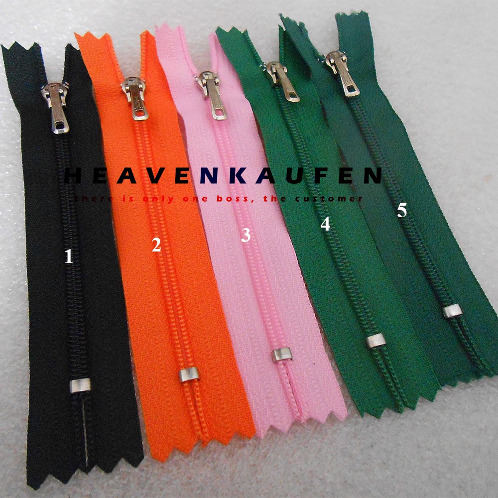 Resleting Zipper YKK 10 cm - 4 inch Warna Warni Murah