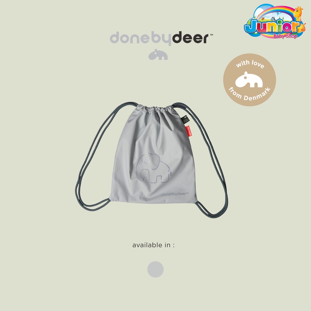 Done By Deer Gymbag Elphee Grey - Tas Ransel