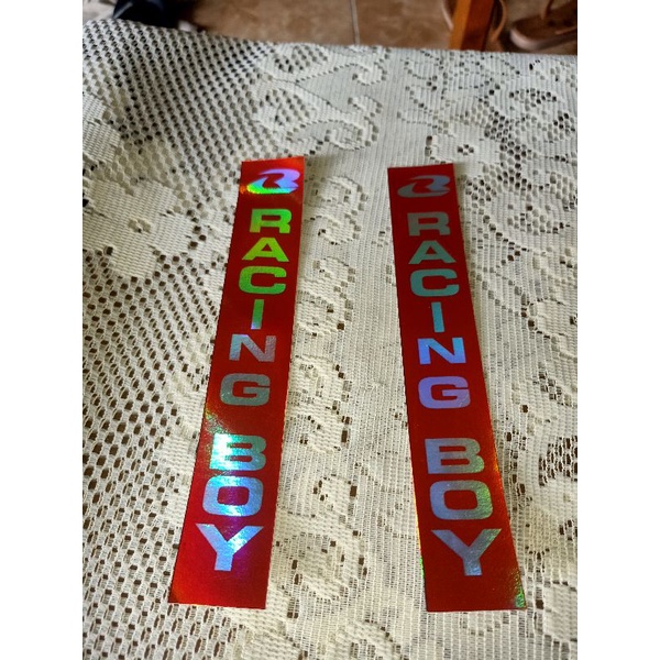 Stiker Hologram Racing Boy Panjang