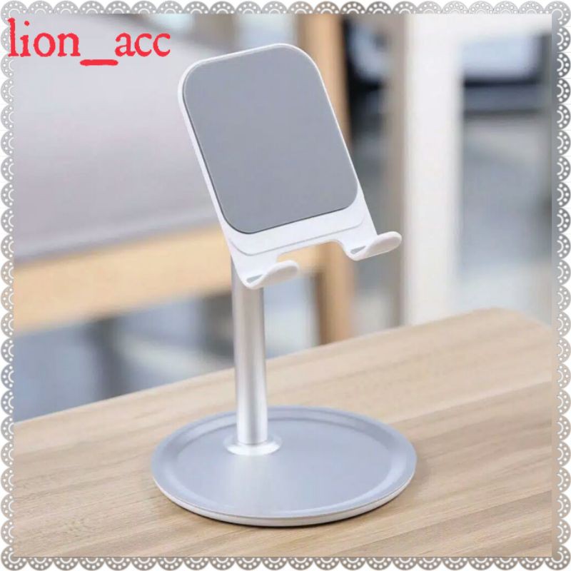Holder Meja Stand Holder Hp Aluminium Dudukan Dekstop