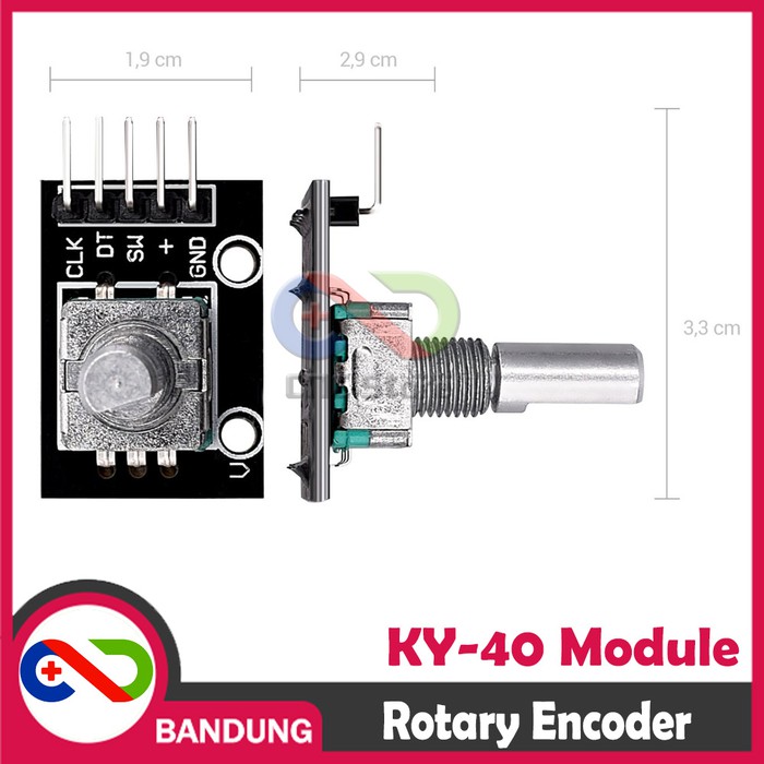 KY-40 ROTARY ENCODER SENSOR MODULE FOR ARDUINO NANO MINI UNO 256