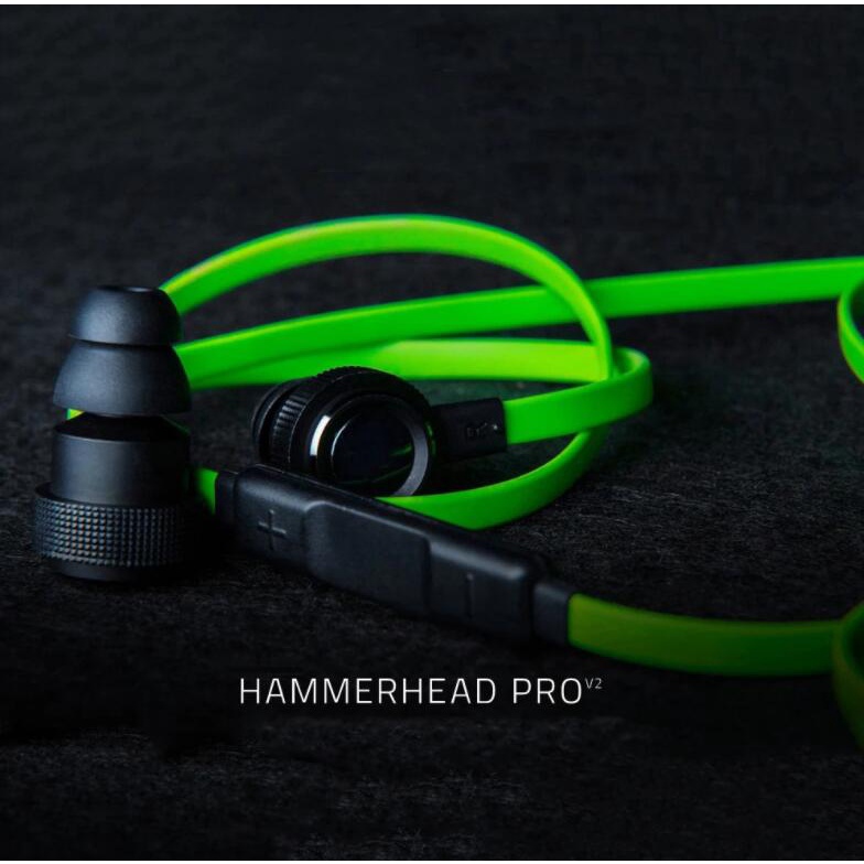 Razer Pro V2 Headset Gaming In-Ear Stereo Dengan Mic + Kabel Jack 3.5mm