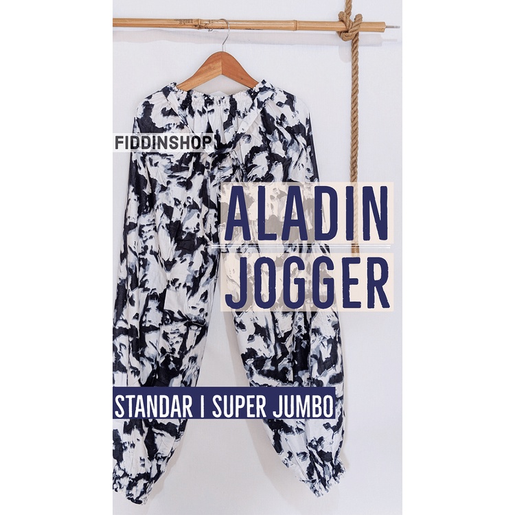 Celana Aladin Panjang Jumbo Motif Tie Dye Batik Bahan Rayon Unisex Jogger Wanita Priak