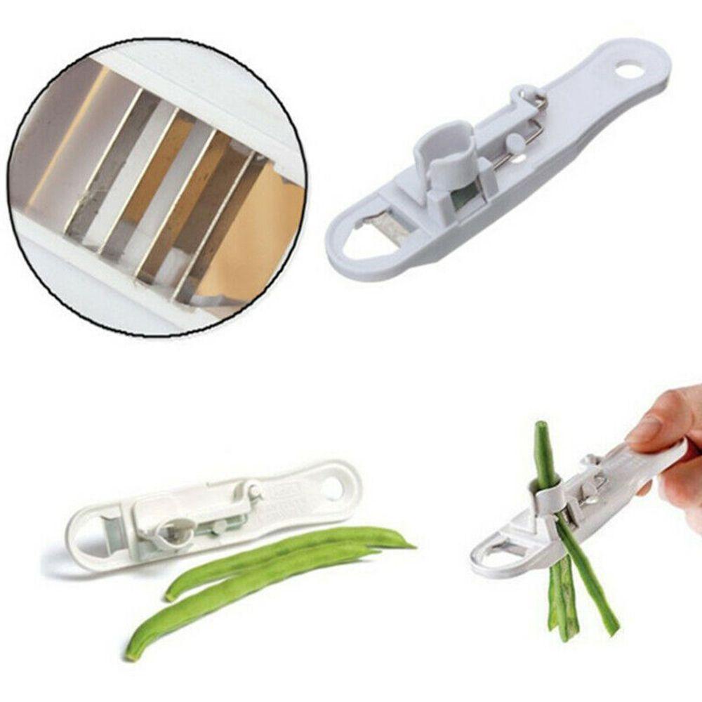 Solighter Bean Slicer Home Nyaman Plastik Runner Pengupas Kacang