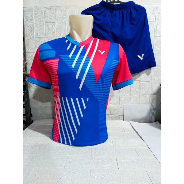 BAJU BADMINTON DEWASA/ SETELAN BADMINTON L143 JERSEY BULUTANGKIS LINING