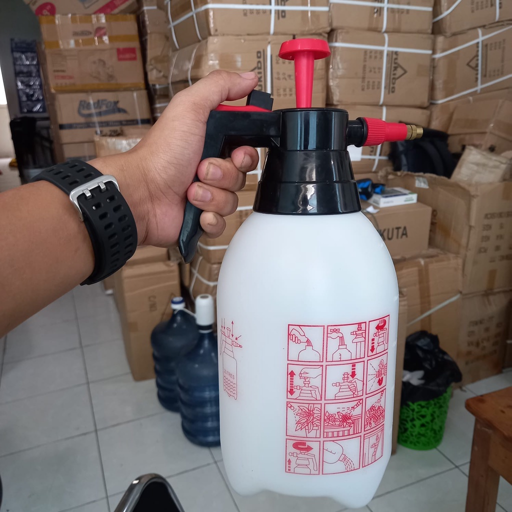 Sprayer redfox Alat Semprot Air-Pertanian-Hama 2liter bisa untuk semprotan burung dan hama