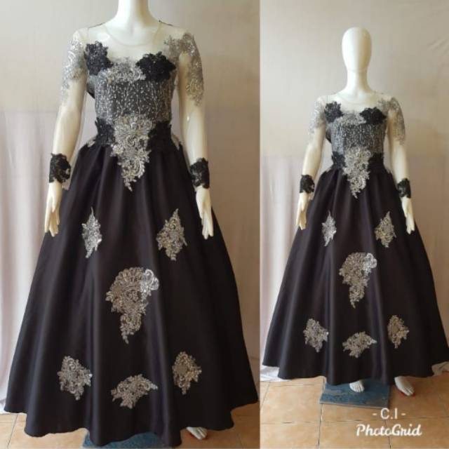 Kebaya gaun wisuda hijab prawedding akad nikah hijab gown party dress pesta