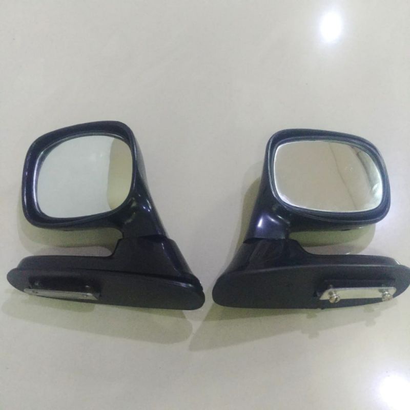 paket kiri kanan spion kap mesin blind spot spion tanduk pojok warna hitam