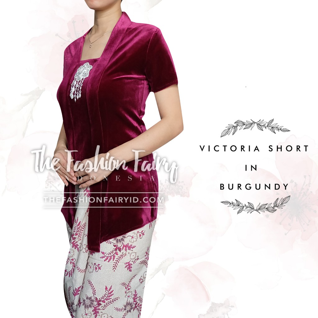 KEBAYA VICTORIA SHORT SLEEVE