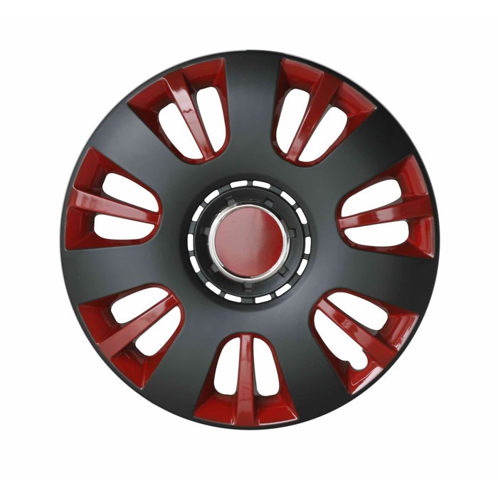 COVER VELG SPORT WHEEL DOP RODA LOWIN DESIGN 13 INCHI MERAH &amp; HITAM 5065 - 1 SET 4PCS