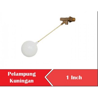 MOVE Pelampung Air Toren Otomatis Besi Kuningan Asli Bola Bulat Putih Untuk Tandon Bak Penampungan