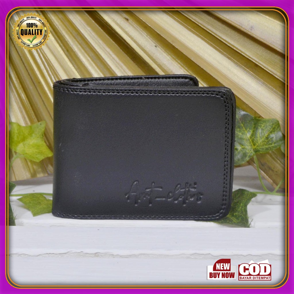 DOMPET Sintetik lipat pria kasual Model AMT