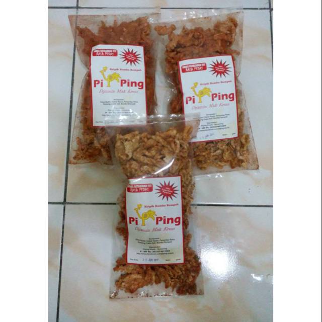 

Keripik cakar bumbu rempah selera pedas asli homemade by pipingsnack