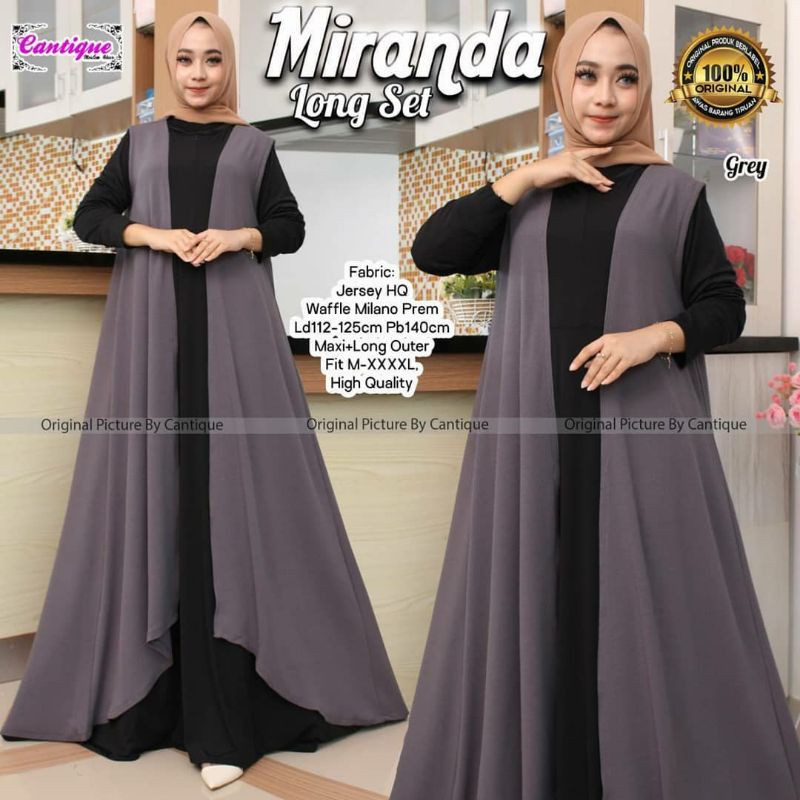 MIRANDA LONG SET/ GAMIS SET OUTER