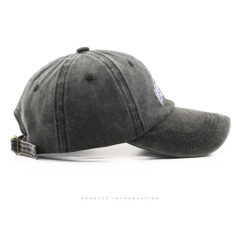 HATSAVENUE-234 Baseball Cap Model Wash Denim Luntur Lembut Bordir New York