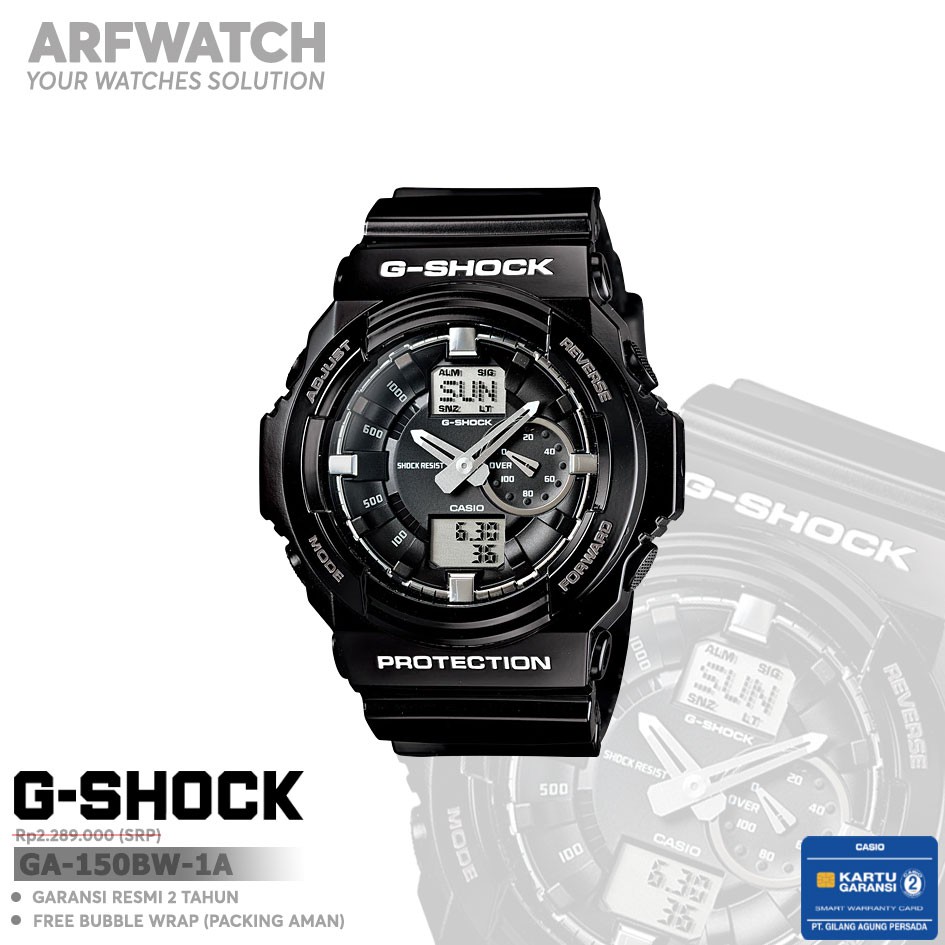 Casio G-Shock GA-150BW-1A / GA-150BW-1ADR Original