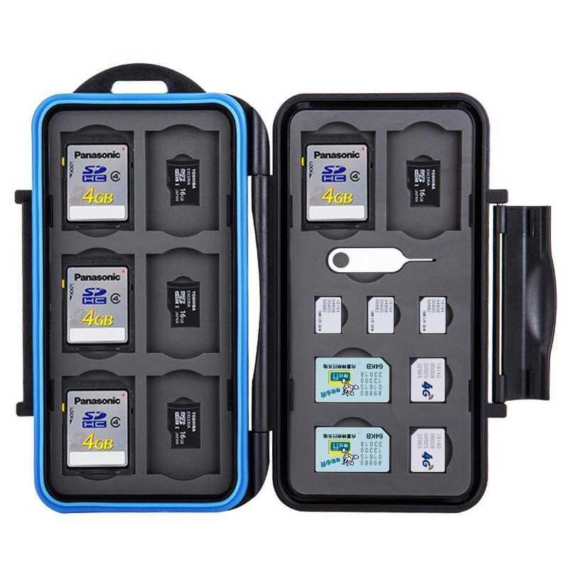 Memory Card Case Holder Storage Box 8 SD + 8 Micro SD - MC-STM23