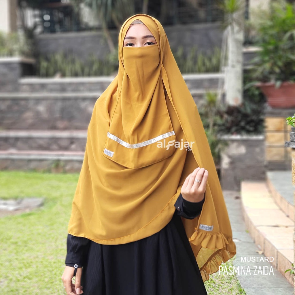 Jilbab Pashmina Instan Zaida by Alfajar Free Cadar