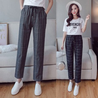 Celana baggy Motif Kotak Celana Doty Tartan Luna Pants Celana baggy Motif Kotak Celana Doty Tartan Luna Pants