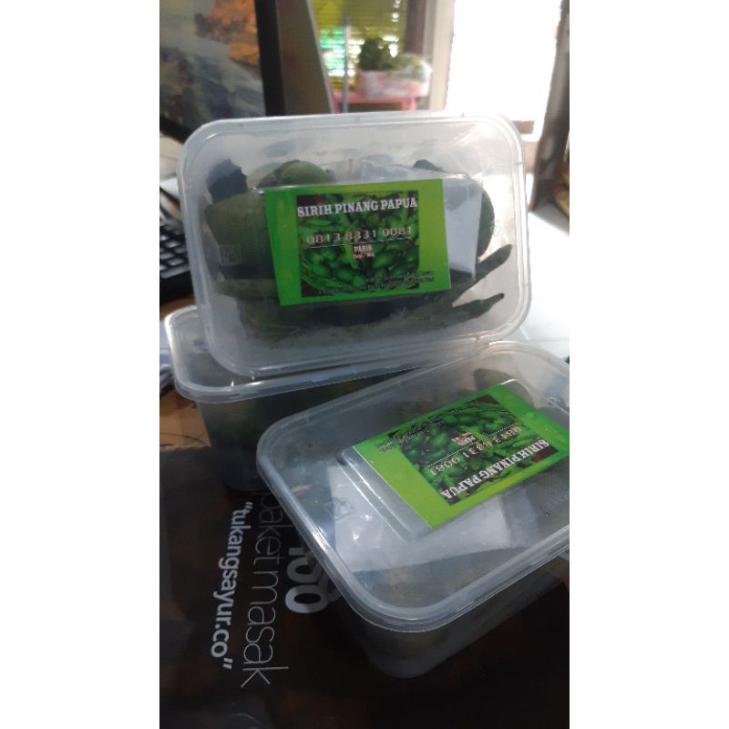 Sirih Pinang Papua Jakarta Lengkap Kapur Kering