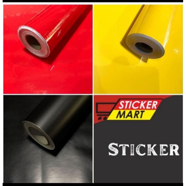 

Sticker Roll Vinyl Decofix Red Black Yellow