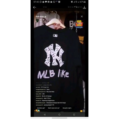 Mlb crewneck big logo
