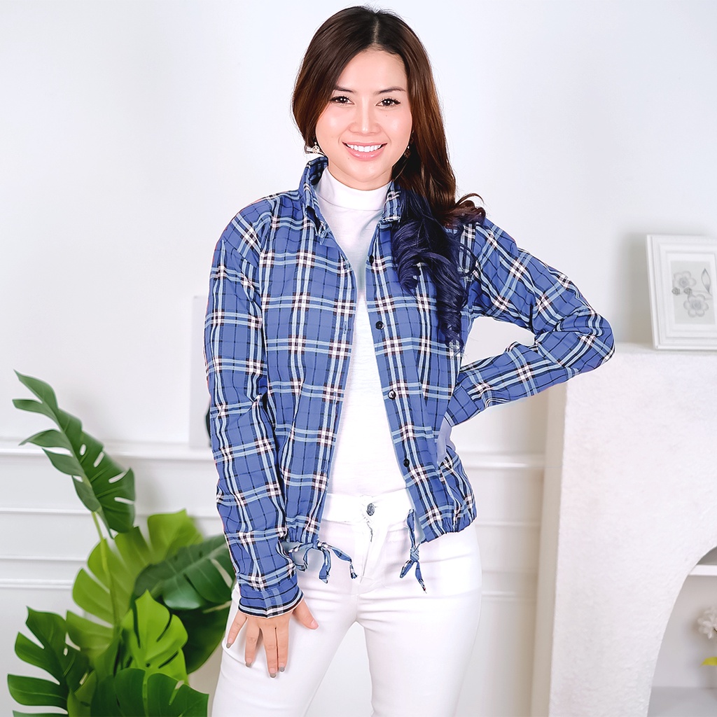 AFI - EC - Kemeja Kerlita Plaid-Biru