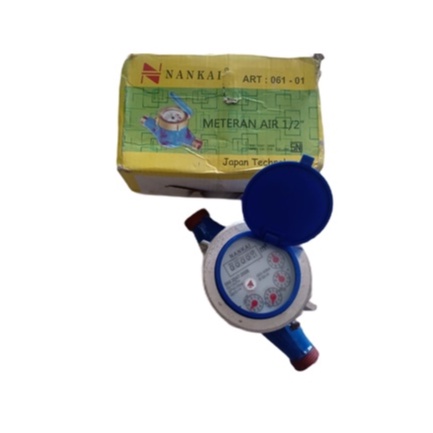 METERAN AIR NANKAI 1/2" / WATER METER STEEL / BESI BER-SNI ART 061-01