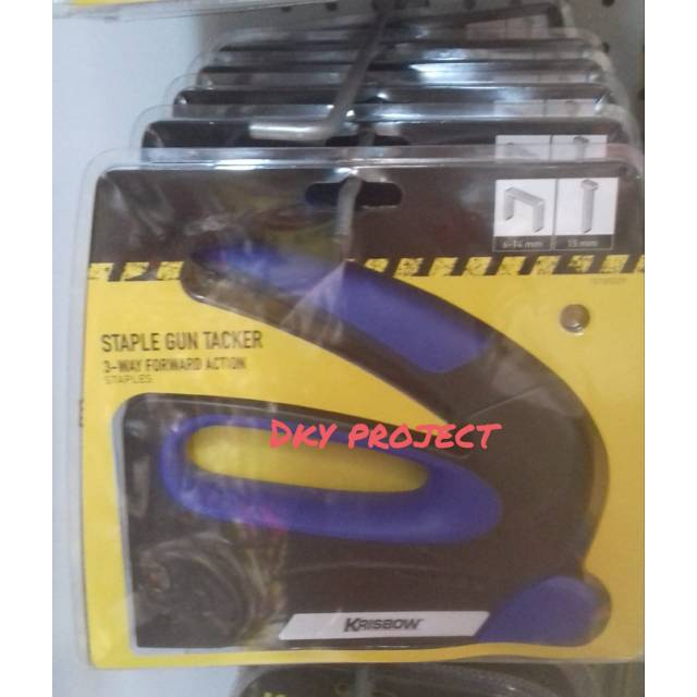 STAPLE GUN TACKER 3 WAY KRISBOW